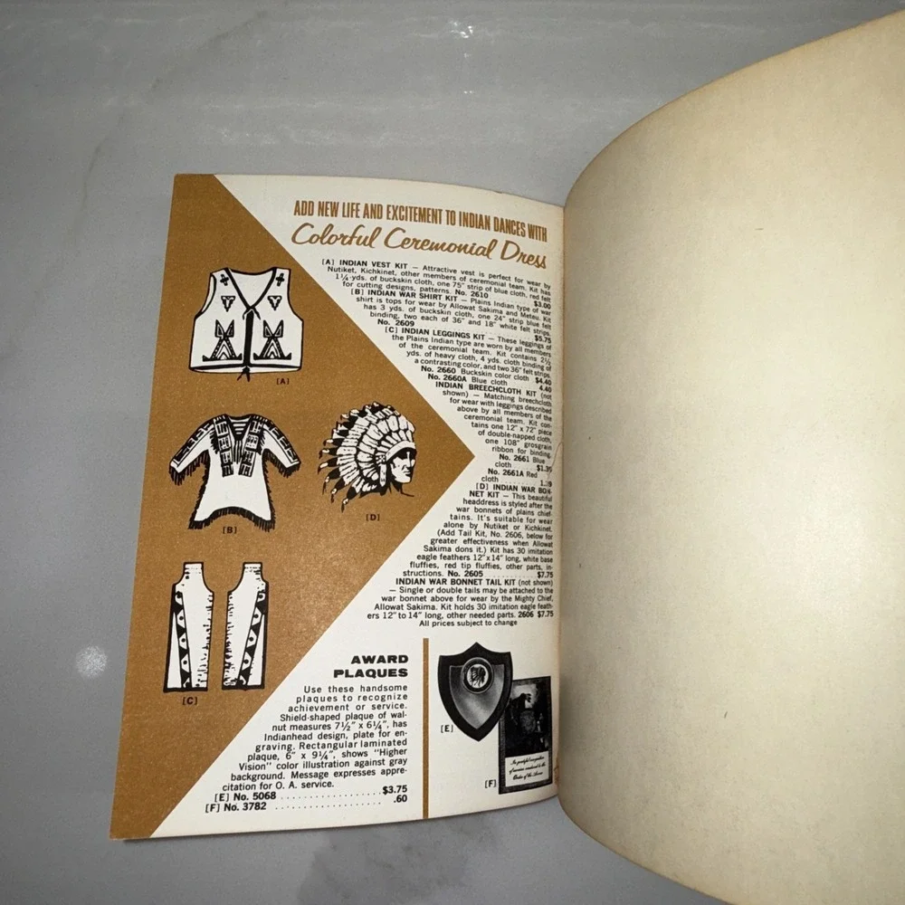 Order of the Arrow Handbook Boy Scouts of America 1965 Vintage Paperback Book